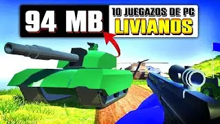 🏆 10 ÉPICOS JUEGOS Livianos para PC de BAJOS RECURSOS ▶️ [MENOS DE 100MB] 🛰