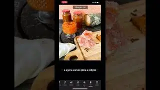 Fotografia de alimento - doce de abóbora com celular