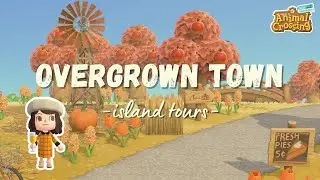 Touring Cozy Overgrown Fall Town Island | Animal Crossing New Horizons