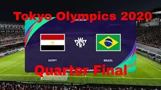 Brazil vs Egypt (U23)| Highlights | Tokyo Olympics 2020 | PES 2021