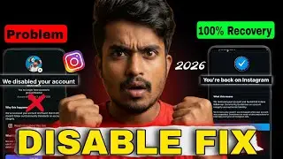 Instagram Account Disabled Fix 2026 | 100% Working Appeal Method | Insta Disabled Account Wapas Laye