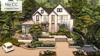 The Sims 4 Modern Family House | No CC | Stop Motion Speedbuild