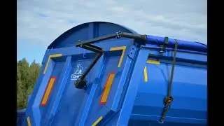 Обзор автоматического тента на самосвалах марки 