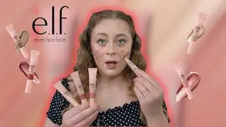 E.L.F's NEW Halo Glow Beauty Wands, Contour, Highlight, and Blushes! Review & Swatches!