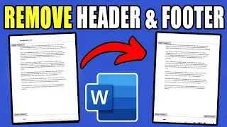 How To Remove Header And Footer In Word For Select Pages - Best Method