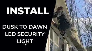 How I install a Dusk to Dawn LED Security Light Outdoor GLORIOUS LITE Flood Lights