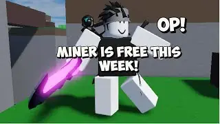 Miner is free this week.. (Roblox Bedwars)