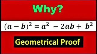 Algebraic Identities  (a-b)2 = a2-2ab+b2 Proof  | Why a - b whole square is equal to ..| VipraMinds