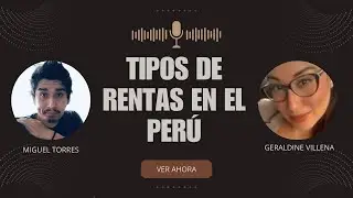 Tipos de #Rentas en el Perú SUNAT