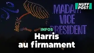 Un spectacle de drones en soutien à Kamala Harris