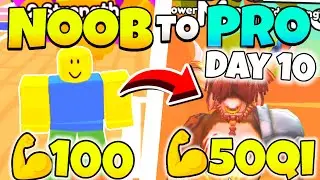 Noob To Pro Day 10 [Arm Wrestling Simulator]