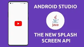 Android studio | implement the new Android 12 splash screen [JAVA]