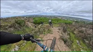 Off Piste on the Ticknock hills.