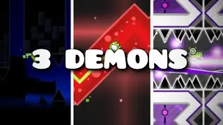 I Conquered 3 Demons in Geometry Dash... (You Won't Believe the Last One)