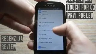 Alcatel One Touch Pop C3 Prvi Pogled, Recenzija, Review