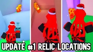 PET SIMULATOR 99 - ALL NEW 5 SHINY RELIC LOCATIONS IN UPDATE #1 (Ninja Dojo Update)