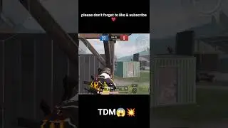 do you like AKM with TDM😱 #bgmishorts