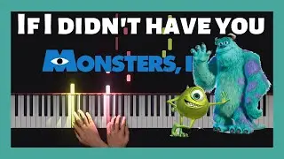 MONSTERS INC. THEME | Easy Piano Tutorial | 4K 60fps