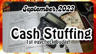 September 2023| Cash Envelope Stuffing | Budget With Me