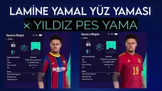 PES 2021 Lamine Yamal Yüz Yaması Face 2025 PS4 PS5 PC İÇİN UYUMLUDUR | YILDIZ PES YAMA | ÇOK YAKINDA