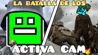 LA BATALLA DE LOS ACTIVA CAM 📸🔥| GEOMETRY DASH ANIMATION