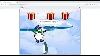 Новогодняя открытка в среде Scratch
