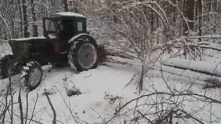Прочистка просики на Т-40 АМ (23.12.2018г.)