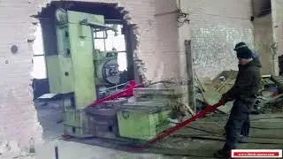 Такелаж станка весом 8000 кг.