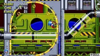 Sonic Mania Chemical Plant Zone Act 2 Giant Ring Location 1 [Easy Super Sonic]