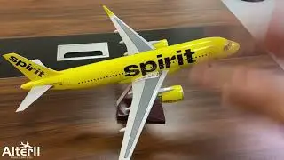 1:80 Spirit Airlines Airbus A320 Neo Model Airplane