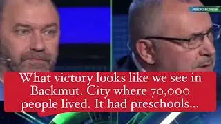 If victory looks like taking ruins without people then I don’t know Boris Nadezhdin on Russian TV.