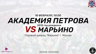 ХК АКАДЕМИЯ ПЕТРОВА 2012 - ХК МАРЬИНО 2012
