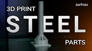 ⚙️ Metal 3D Printing on Zortrax M300 Dual Desktop 3D Printer