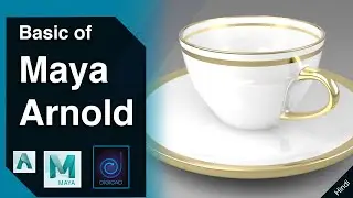 How to create Crockery Shader with Arnold (Hindi)