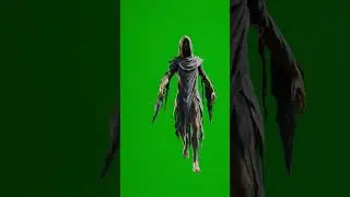 Cloaked Ghost Walking Green Screen Effect 