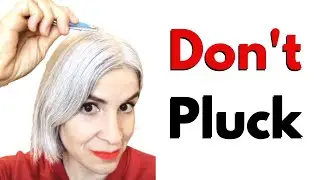 Gray Hair Myth: Plucking Gray Hair Causes More Gray/What REALLY Happens When You Pluck Gray Hair