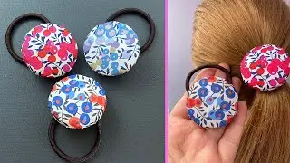 💖🤩 How To Use a Bottle Cap To Make a Pony tail Hair Tie | Hair Band | Laço de cabelo | बालों का बैंड