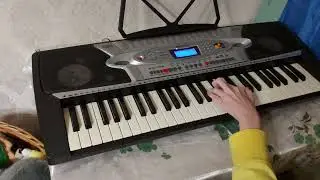 Аня учит как играть на пианино мелодию Muse'' New Born''.