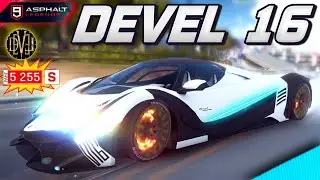 Asphalt 9 : ОБМАНУТЫЕ ОЖИДАНИЯ ! Обзор и сетевой тест-драйв Devel Sixteen в золоте (Ранг 5255)👑