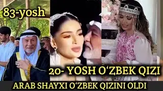 Arab Shayxi  O'zbek Qiziga Uylandi To'y Mahr 5kg Oltin