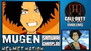 HOW TO MAKE MUGEN FROM SAMURAI CHAMPLOO (Black Ops 3 Emblem Tutorial)