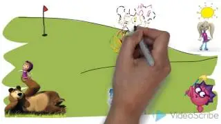 Веселые детские рисунки с героями любимых мультфильмов, рисунки с животными учимся рисовать