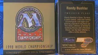 Magic: The Gathering 1998 World Championships Deck - 12th Place Randy Buehler #ThrowbackThursday 22