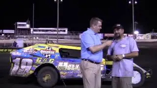 Jimmy Gustin Modified feature winner 06/22/13