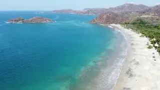 Playa Penca vista aerea drone - Costa Rica - Villaggi Flor de Pacifico