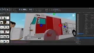 How To Make A Realistic Firetruck on Roblox - Part 2 [Side Exterior]