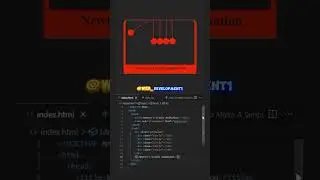 Newton's Cradle using HTML & CSS  #cssloader #coding #python #programming #htmlcss #javascript #code