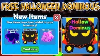 HOW TO GET A FREE HALLOWEEN DOMINUS PET IN MINING SIMULATOR 2