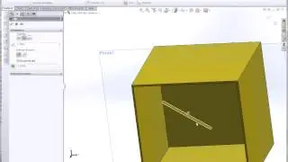 SolidWorks, Help Tutorial, The Rib Feature, compared to the Thin Feature and Extrude