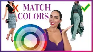 👗How to color match your outfits: Combine your clothes effortlessly.